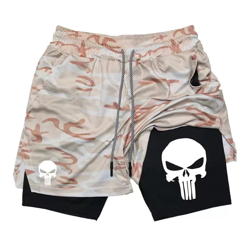 Berserk Anime 2-in-1 Running Shorts for Men