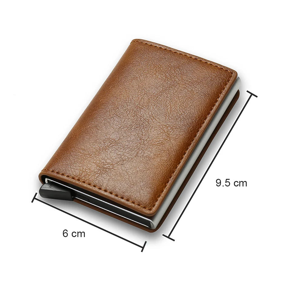 RFID Blocking PU Leather Men's Wallet