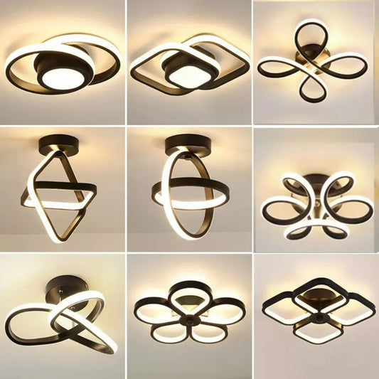 Minimalist Living Room LED Strip Ceiling Lights