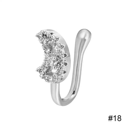 Women's Delicate Fake Piercing Nose Clip