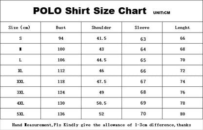 Men's Long Sleeve Stripe Golf Zipper Polo Shirt