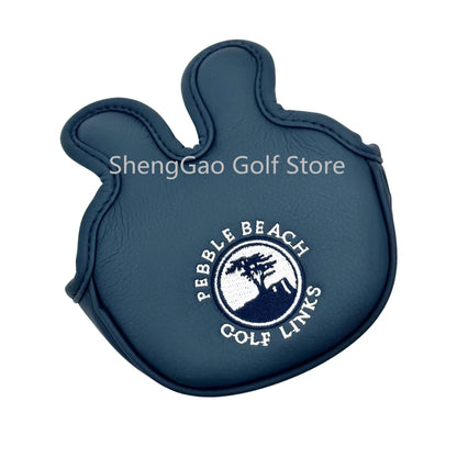 Small Golf Leather Mallet Putter Head Cover