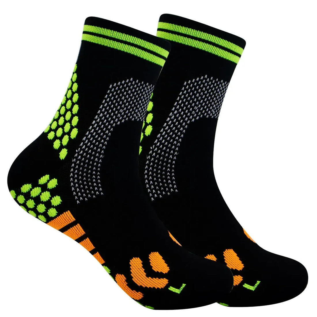 Mid Crew Aero Radsocken am Bein