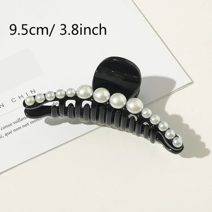 Crystal Pearls Beads Hair Clips