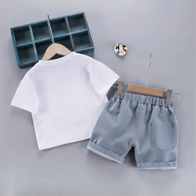 Kids' 2-Piece Summer Cotton Outfit Sets