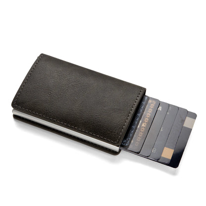 RFID Blocking Men's Leather Card Wallet