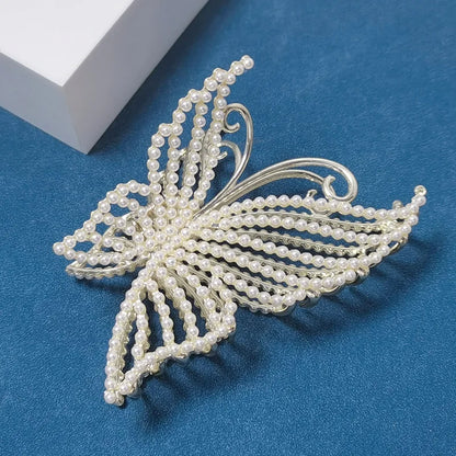 Pearl Butterfly Hair Clip