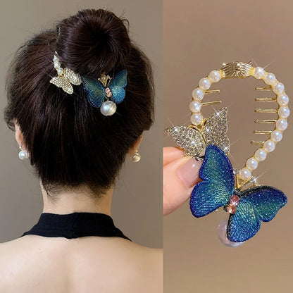 Schmetterlings-Haarspangen – Haarschmuck mit Schnalle