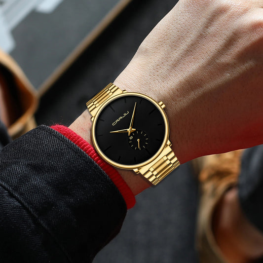 Montres en acier inoxydable - Montre de sport étanche pour hommes