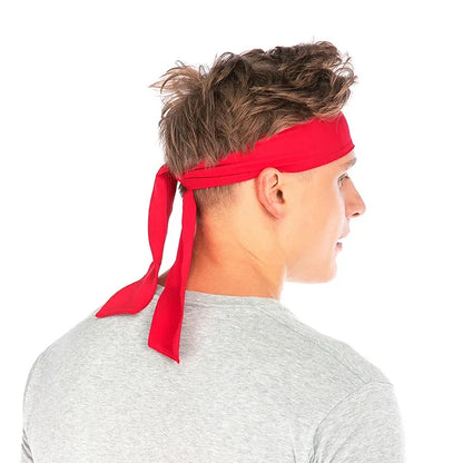 Solid Color Stretch Headband for Tennis & Fitness