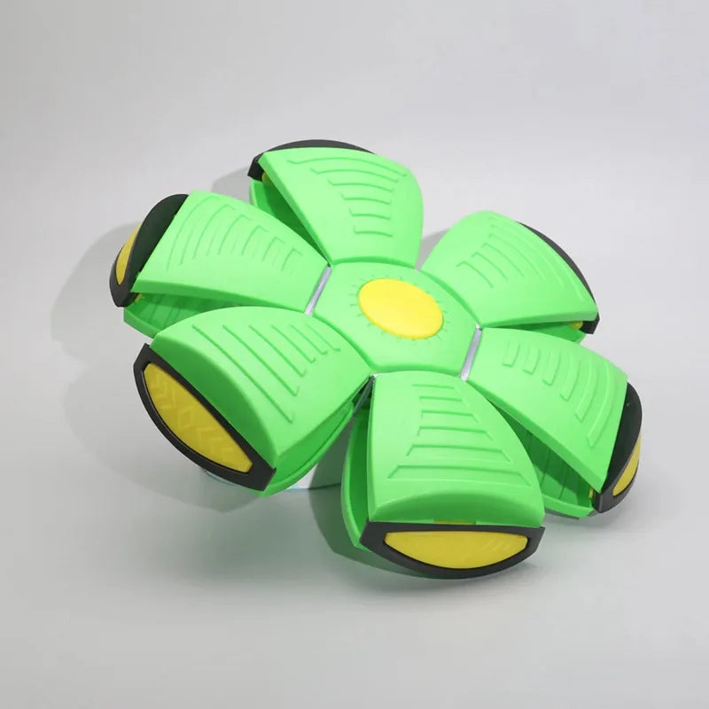 Pet LED Glow Light Magic Flying Saucer Ball Toys