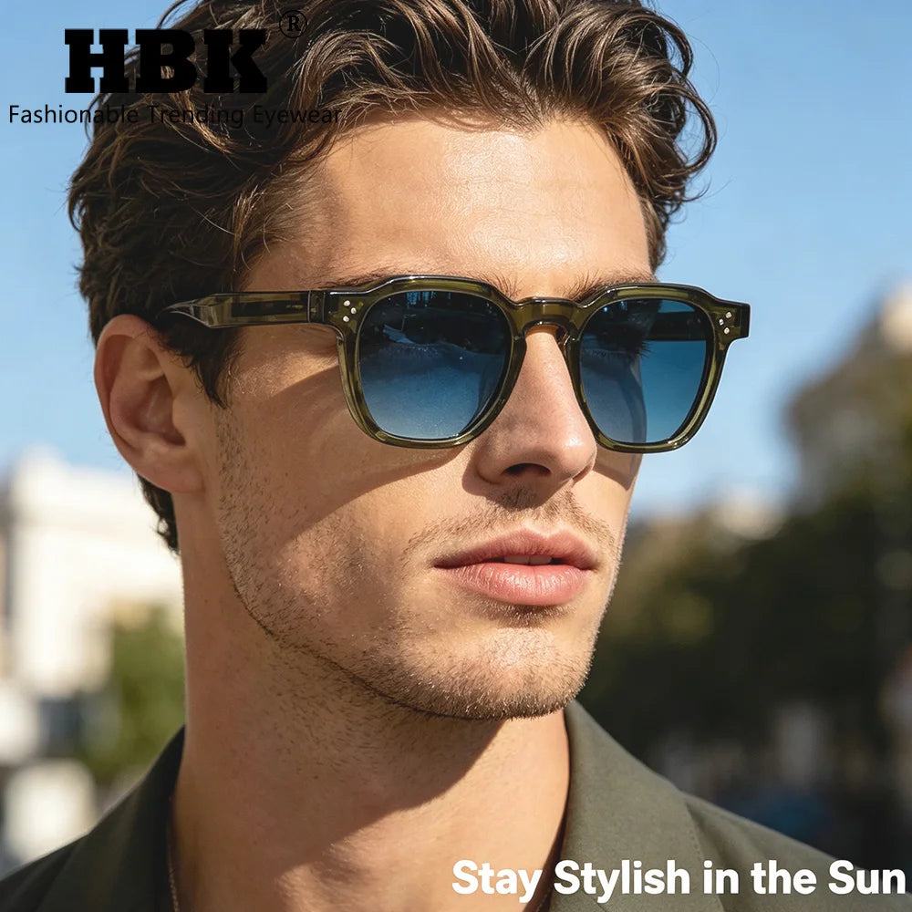 Unisex Retro Square Punk Sunglasses