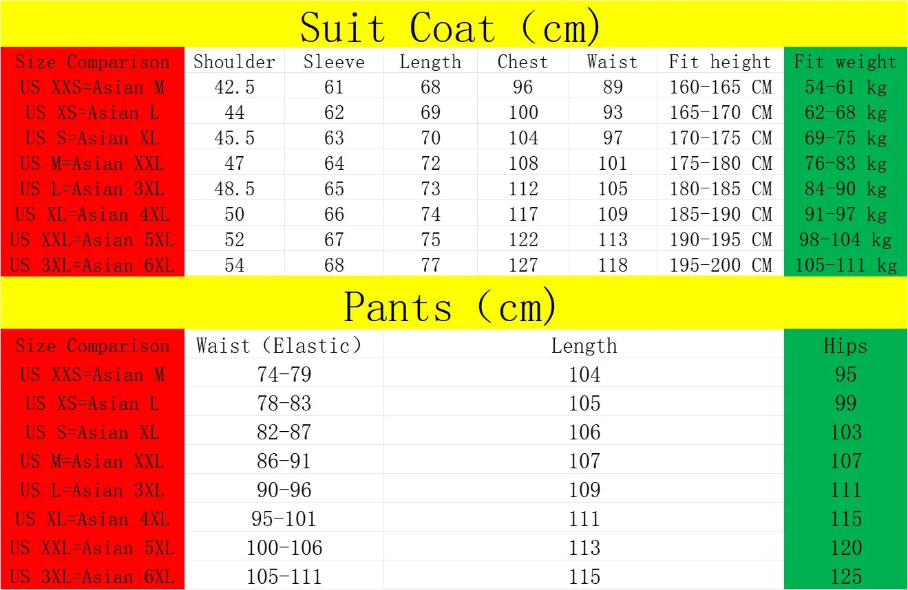 Ensemble de costume 2 pièces de style coréen classique pour hommes