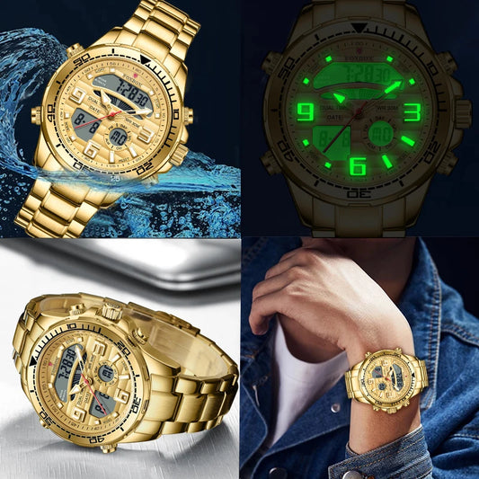Montres militaires - Montre chronographe de sport originale