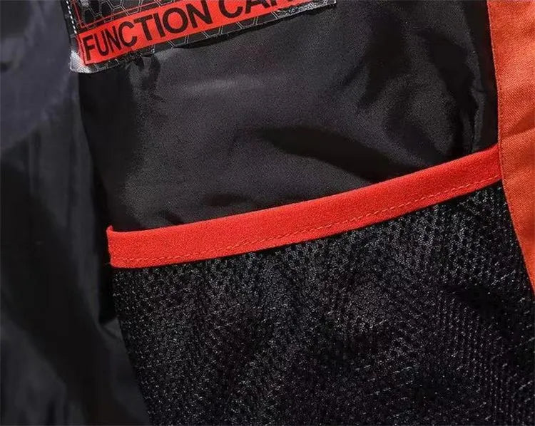 Veste/manteau rembourré à capuche et fermeture éclair pour homme