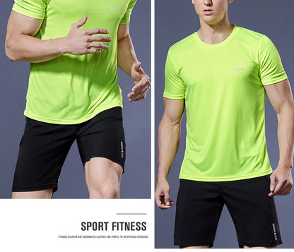 Short Sleeve Running & Gym Workout Sport Men T Shirt