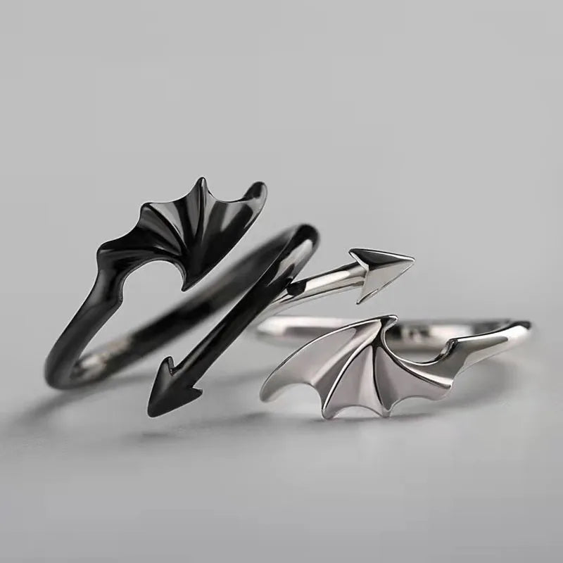 Engel Teufel Flügel Paar Ring