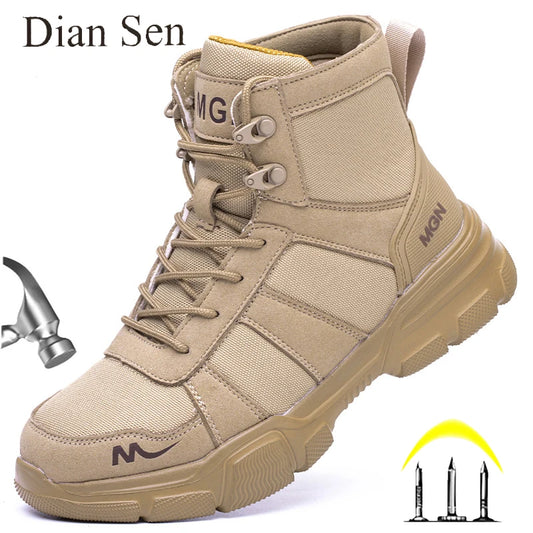 Indestructible Safety Shoes - Men Non Slip Work Shoes