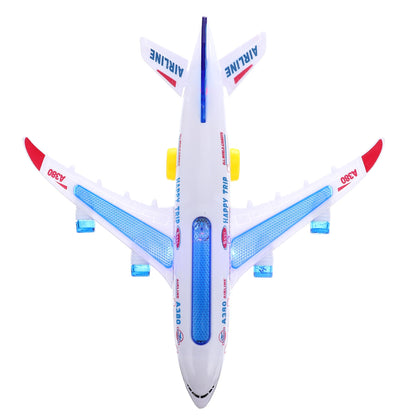 Musical Flash Aircraft Toy with Autopilot Rotation