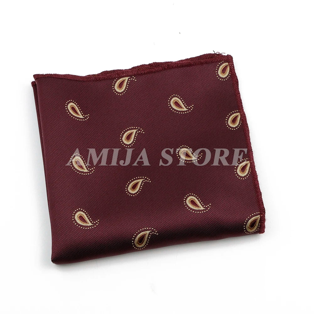 Men’s Floral Pocket Square – Premium Printed Handkerchief