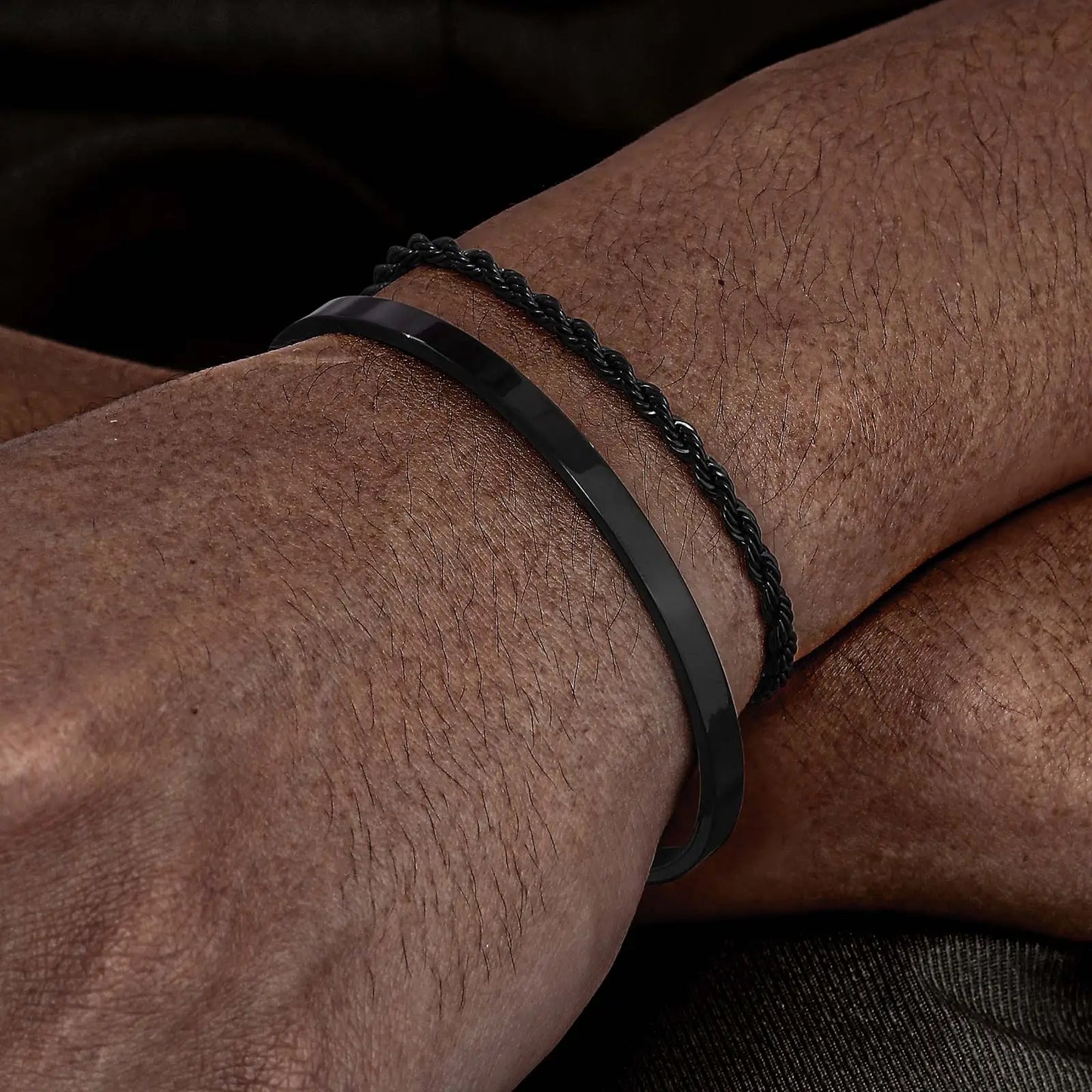 Metall-Twist-Kettenarmband-Set für Damen