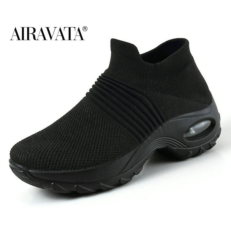 Bequeme, klobige Sneaker für Damen