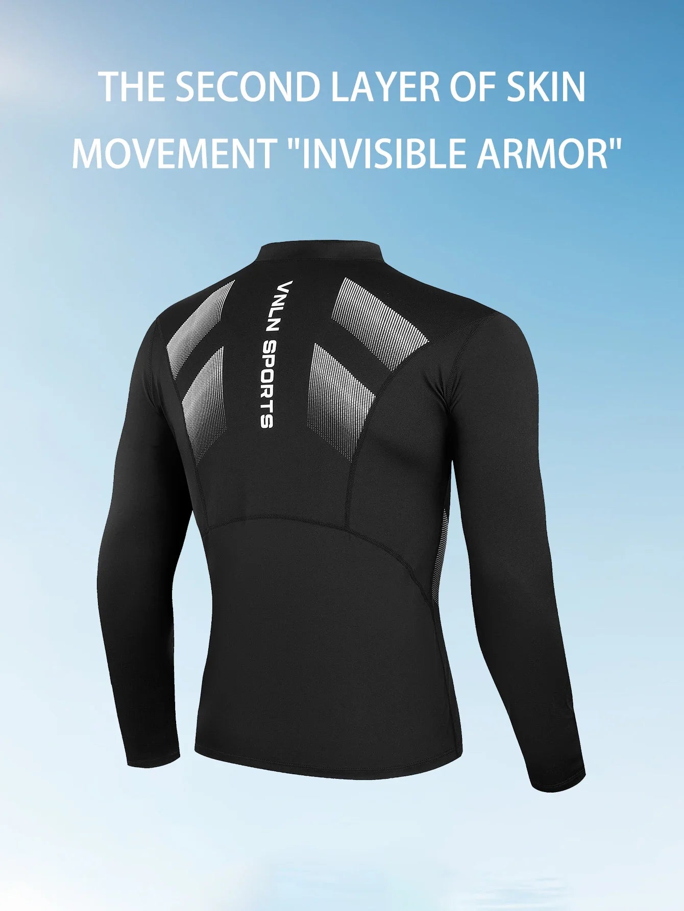 Langärmliges Sport-Trainings-T-Shirt für Herren