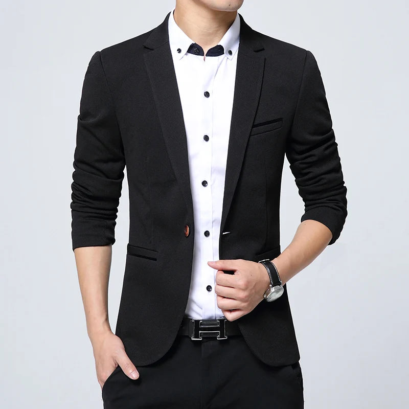 Blazer décontracté pour homme de marque - Coupe slim