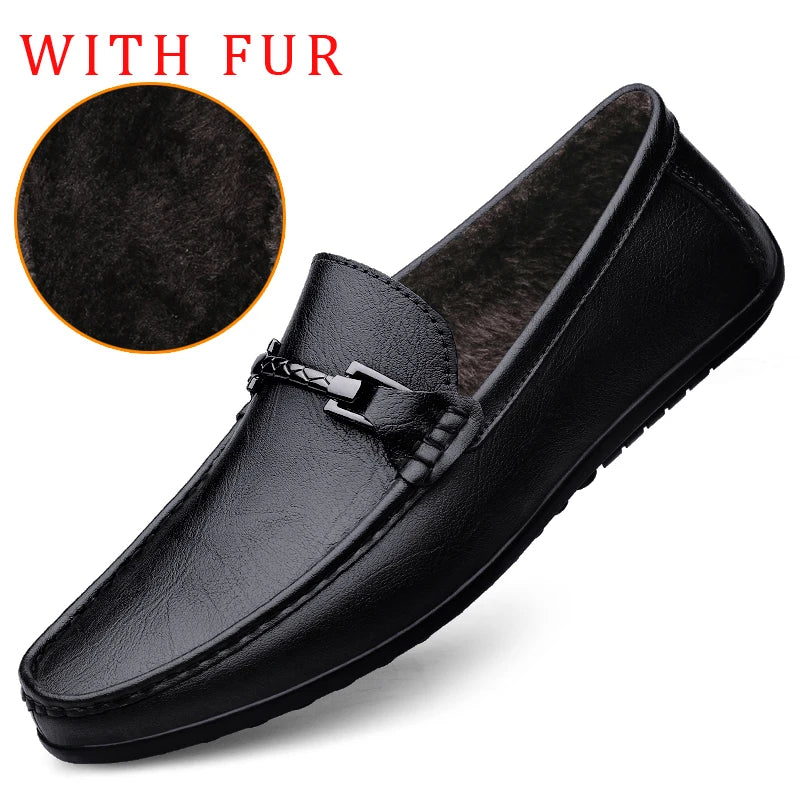 Weiche Herren-Loafer aus echtem Leder