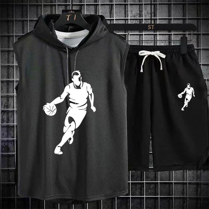 Men's Oversized Sleeveless Tracksuit