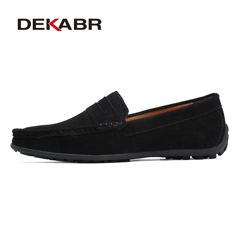 Hochwertige weiche Loafer aus echtem Leder für Herren