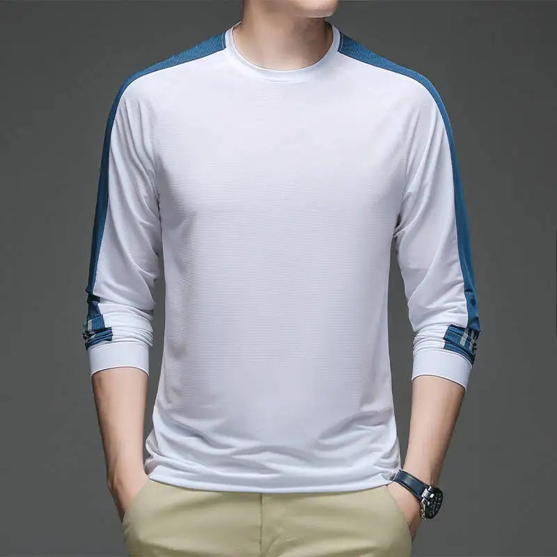 Schnelltrocknendes, feuchtigkeitsableitendes Laufshirt für Herren – Atmungsaktives, leichtes Sport-T-Shirt