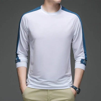 Schnelltrocknendes, feuchtigkeitsableitendes Laufshirt für Herren – Atmungsaktives, leichtes Sport-T-Shirt