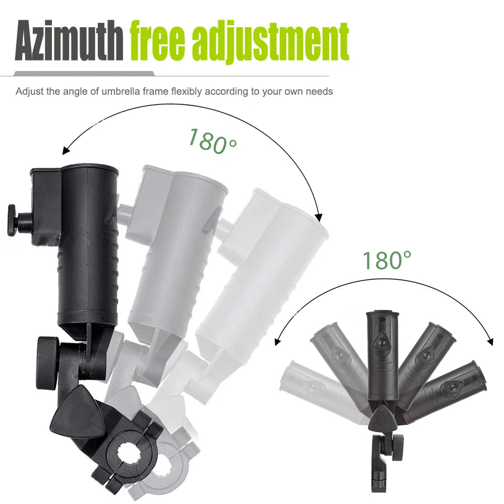 Supports de parapluie universels pour chariot de golf à 3 roues