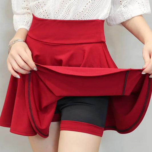 Women's Summer Fluffy Flared Mini Skater Skirt