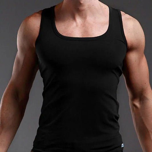 Men's Cotton Oversized Sleeveless Fitness Tank Top