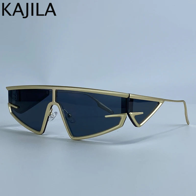 Unisex Windproof Y2K Square Shield Sunglasses