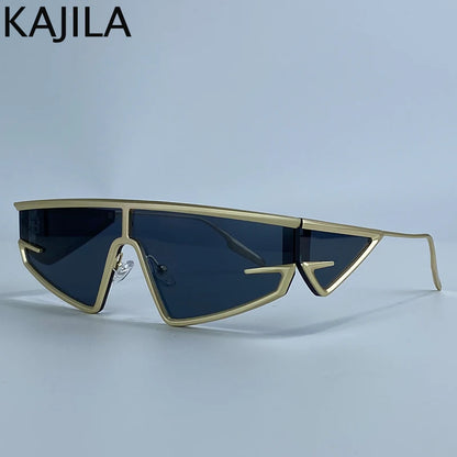 Unisex Windproof Y2K Square Shield Sunglasses