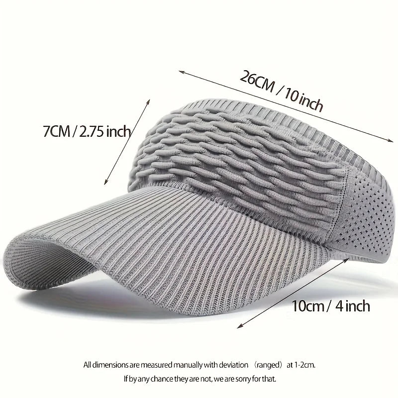 Women's Breathable Knitted Tennis Sun Shield Visor