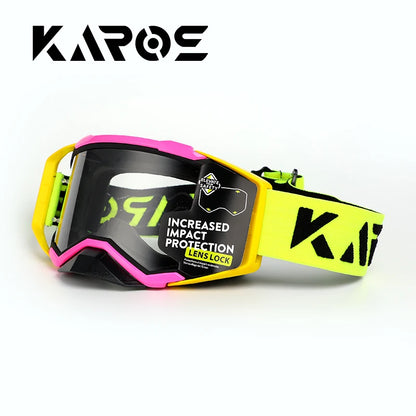 Dust Proof 3-Layer Shock Absorbing Sports Goggles