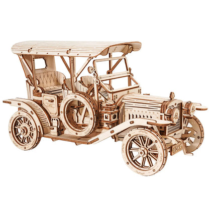 Wooden Puzzle MC801 Vintage Car Toys for Kids