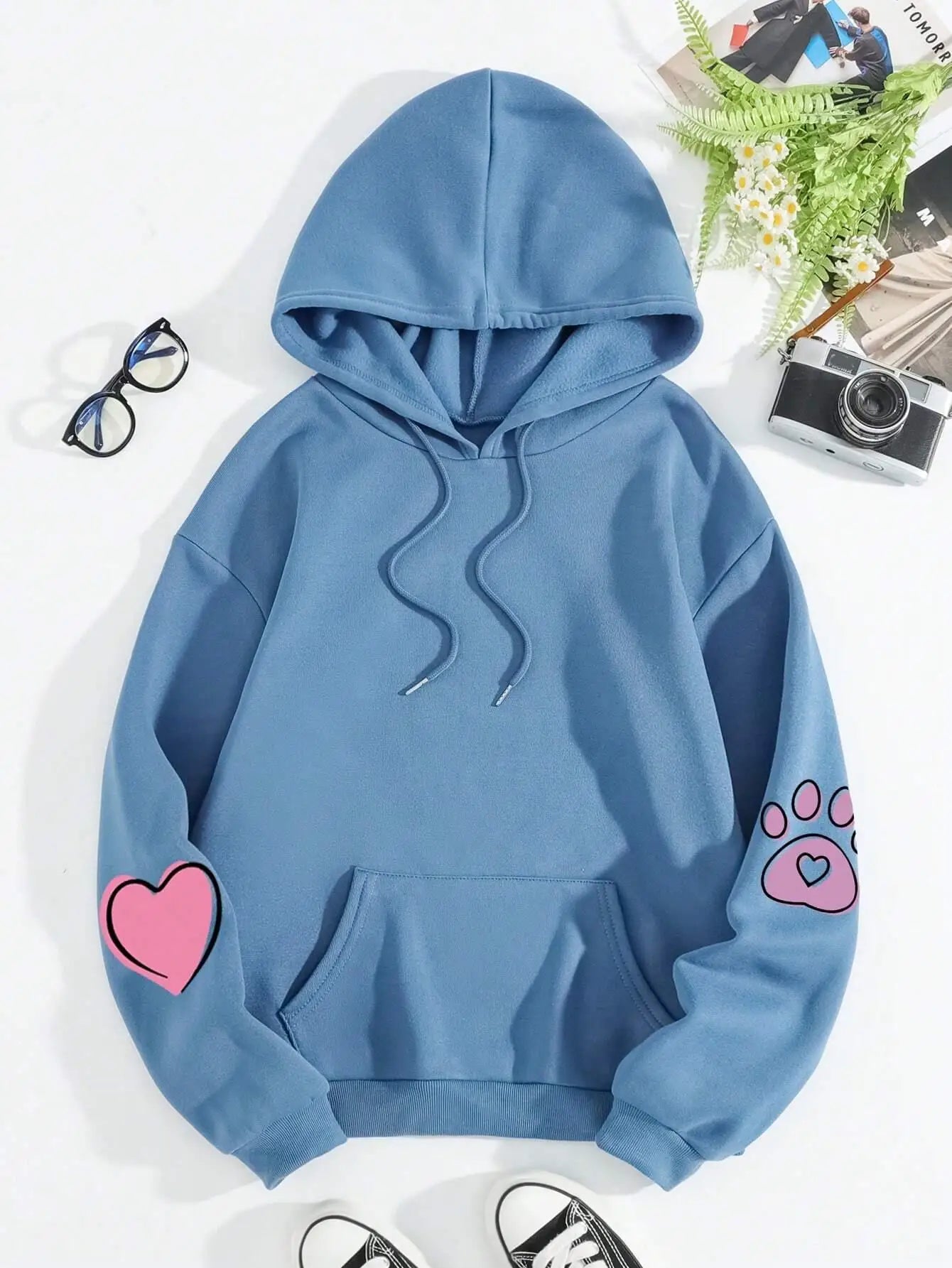 Übergroße Fleece-Hoodies für Damen S-XXL