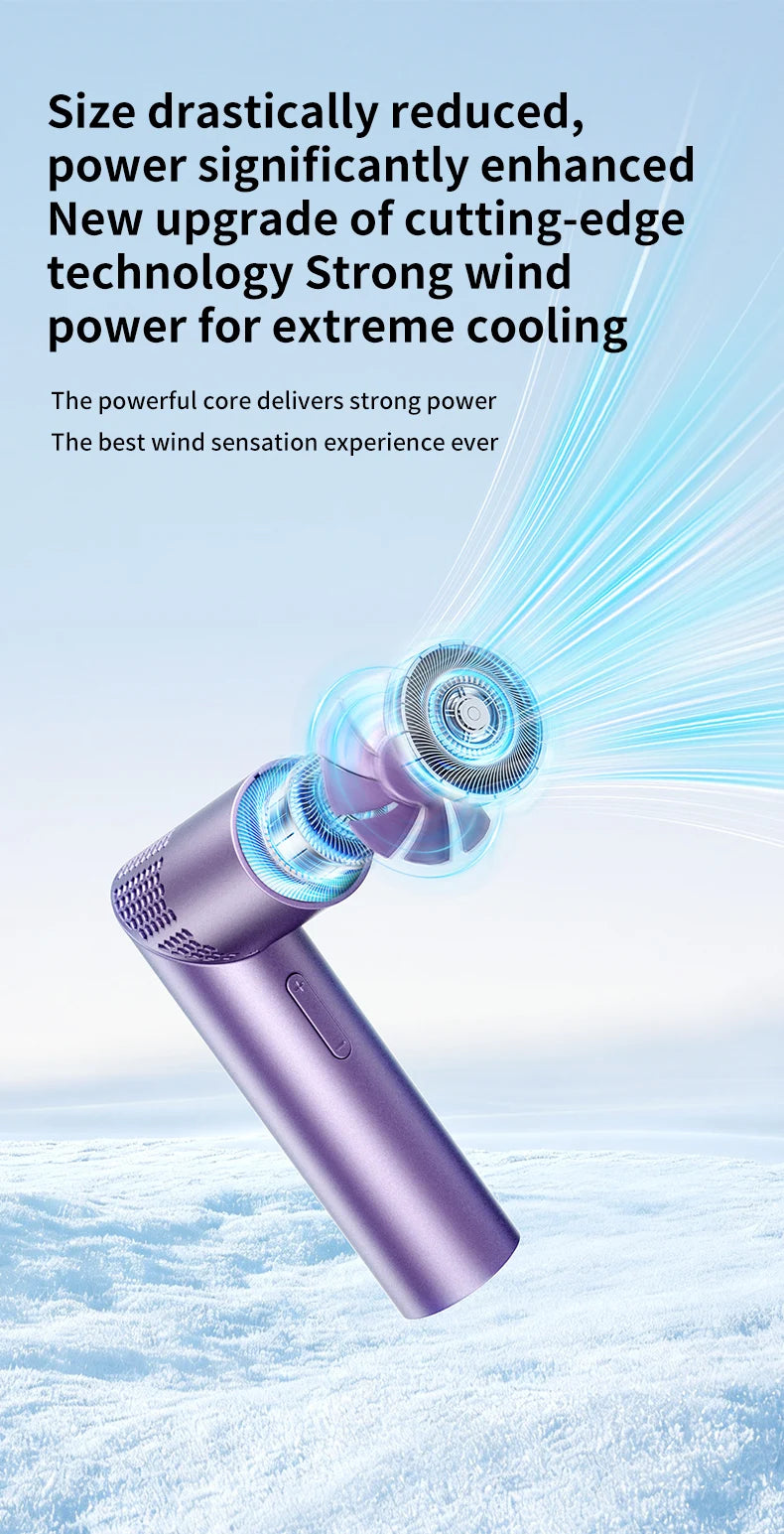 Foldable Brushless Motor Handheld Small Fan