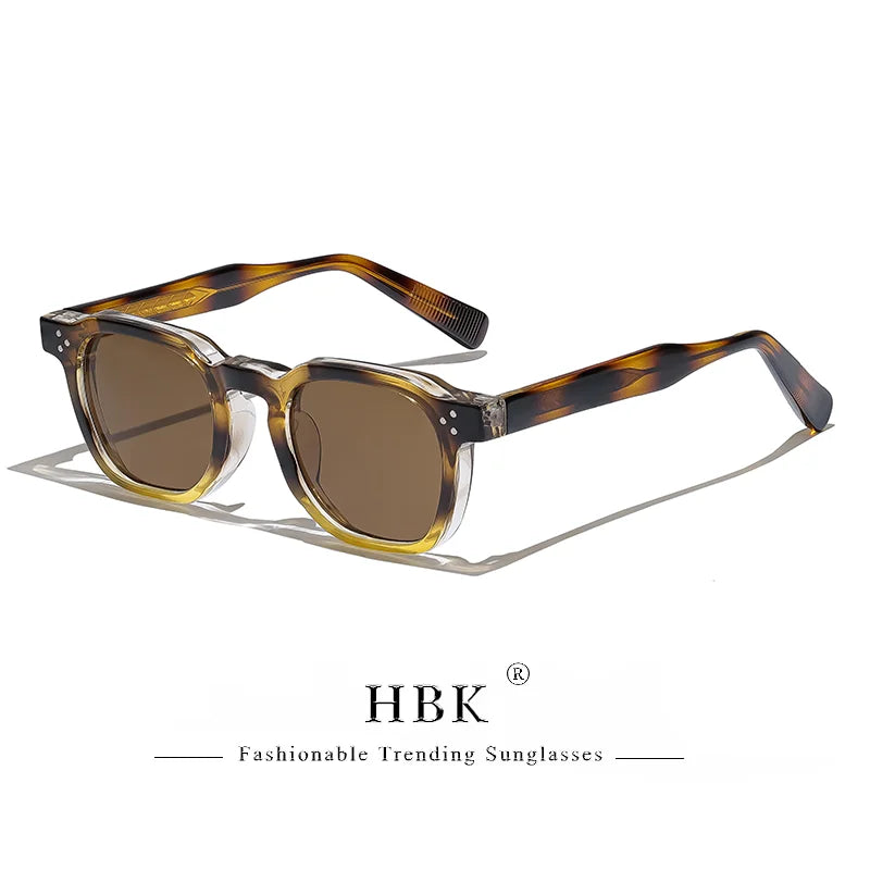 Unisex Retro Square Punk Sunglasses