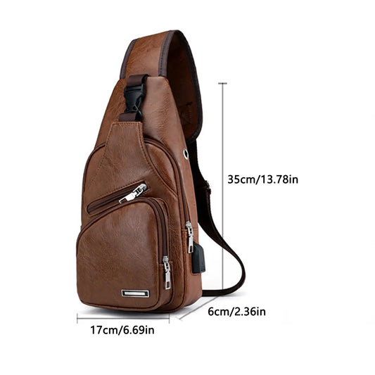 Lightweight Sports Racquet PU Leather Tennis Bag