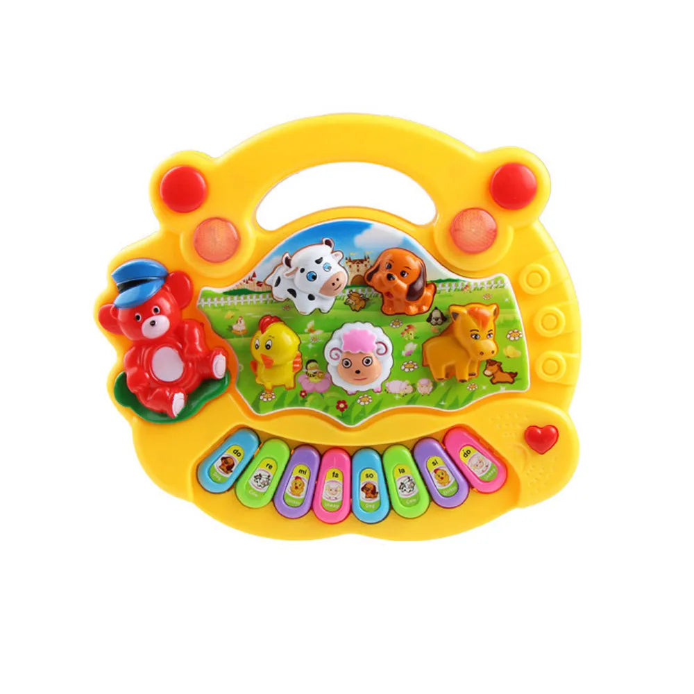 Electronic Early Education Baby Musical Animal Piano Toy