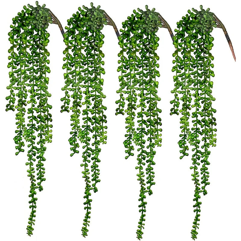 Künstliche grüne Blätter – hängende Ranke
