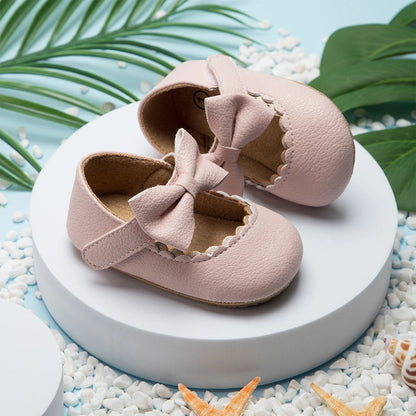 Baby Girl Non-slip Butterfly Knot Infant Crib Shoes