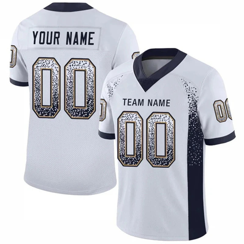 Atmungsaktive Kurzarm-Tops für Herren – American-Football-Uniform 