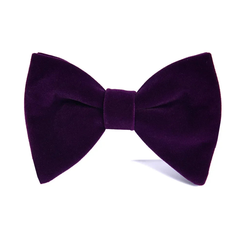 Men's Velvet Bow Tie Set